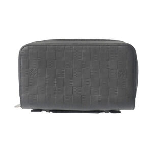 Louis Vuitton Damier Infini Zippy XL Travel Onyx Black Long Wallet